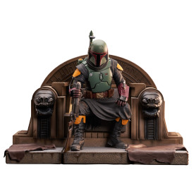 Gentle Giant - Star Wars - Boba Fett On Throne Premier Collection 1/7 - The Book of Boba Fett