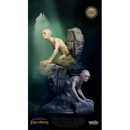 Weta - Der Herr der Ringe Statuette Gollum & Sméagol in Ithilien - LOTR