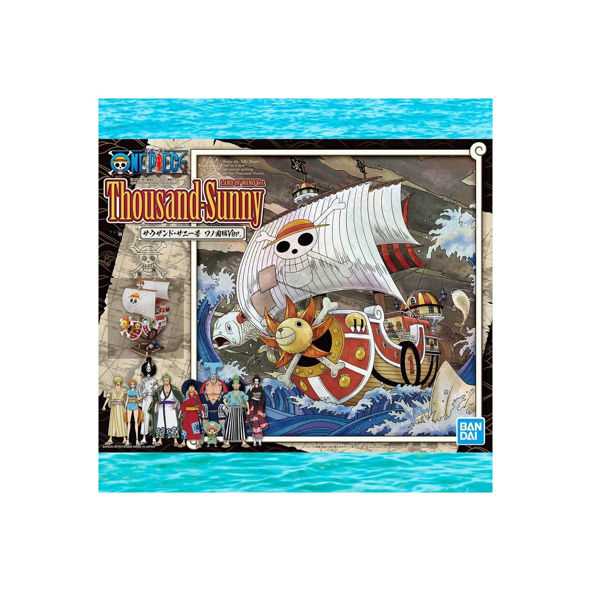 Bandai One Piece Model Kit - THOUSAND SUNNY Land of Wano Version
