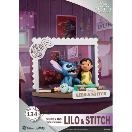 Beast Kingdom Disney Lilo & Stitch diorama PVC D-Stage 100 Years of Wonder