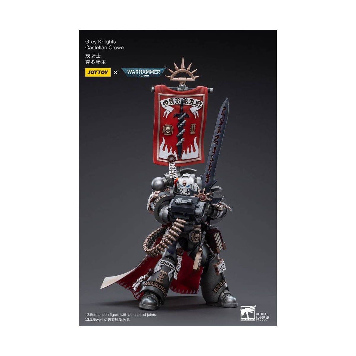 JoyToy Space Marines - Grey Knights - Castellan Crowe 1/18 - Warhammer 40K
