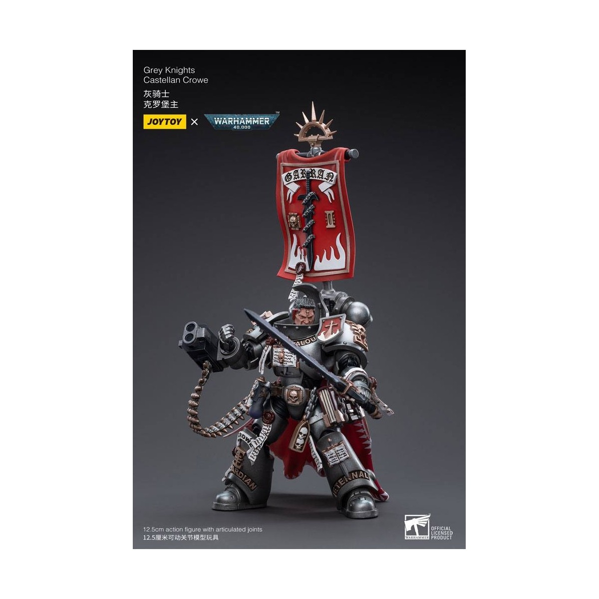 JoyToy Space Marines - Grey Knights - Castellan Crowe 1/18 - Warhammer 40K