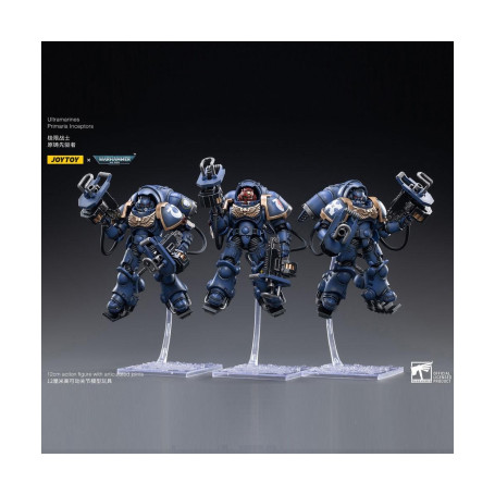 JoyToy - Ultramarines - 3er-Pack Figuren Ultramarines Primaris Inceptors 1/18 - Warhammer 40K