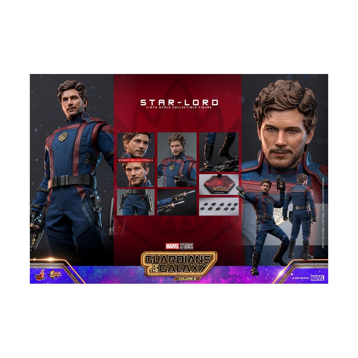 Hot Toys - Star-Lord - Guardians of the Galaxy Vol.3 Movie Masterpiece Series 1/6