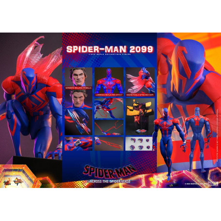 Hot Toys - Spider-Man 2099 - Spider-Man: Across the Spider-Verse Part One - Movie Masterpiece 1/6