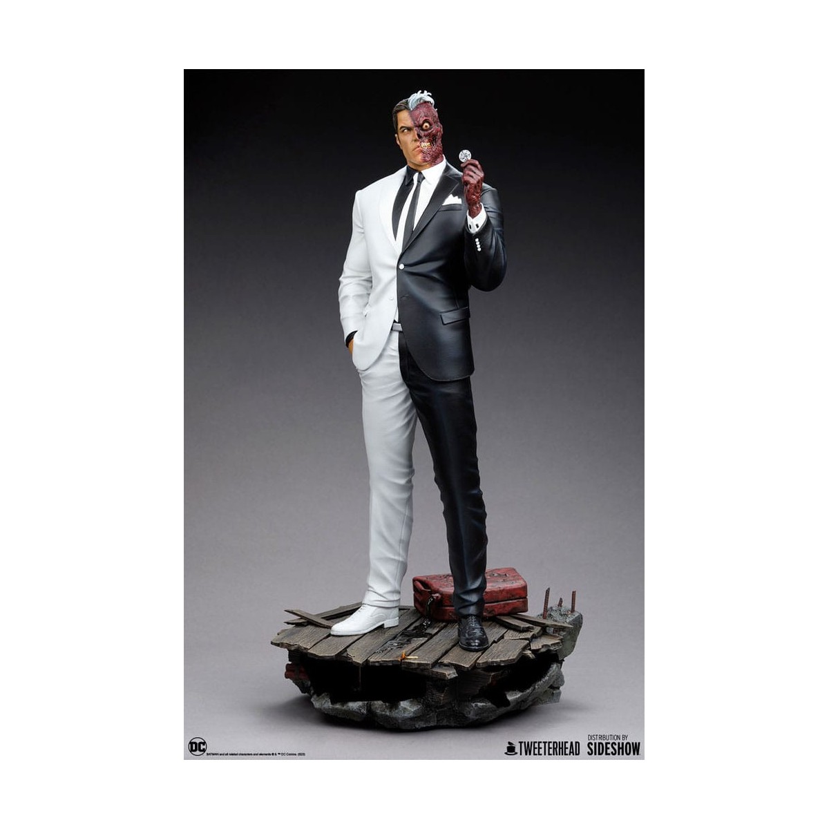 Tweeterhead - DC Comics: Two Face 1/4 Statue - Double Face