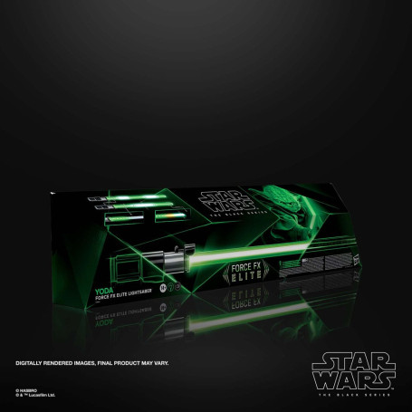 Hasbro - Yoda Force Fx Lightsaber Laserschwert - Black Serie Replica Elite