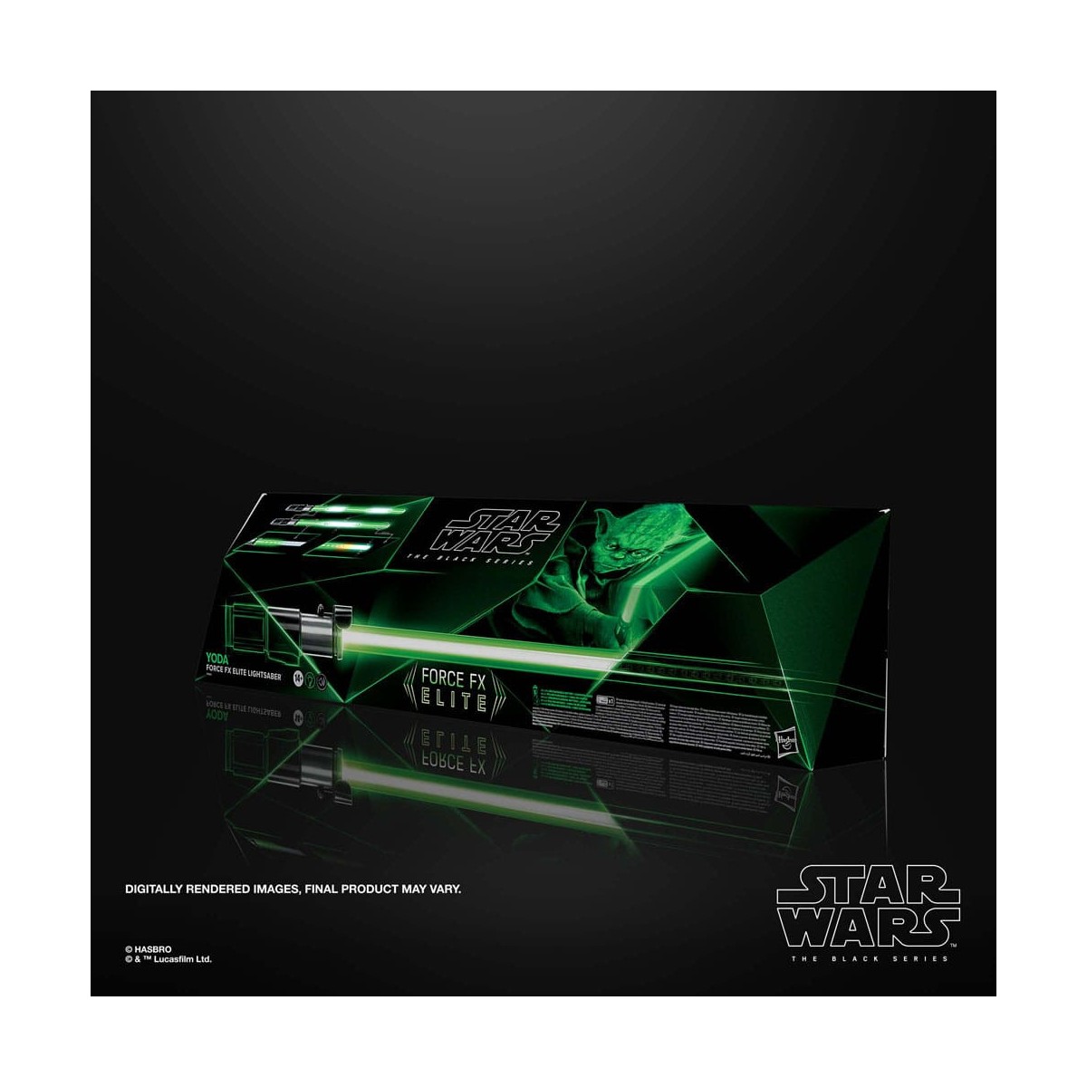Hasbro - Yoda Force Fx Lightsaber Laserschwert - Black Serie Replica Elite
