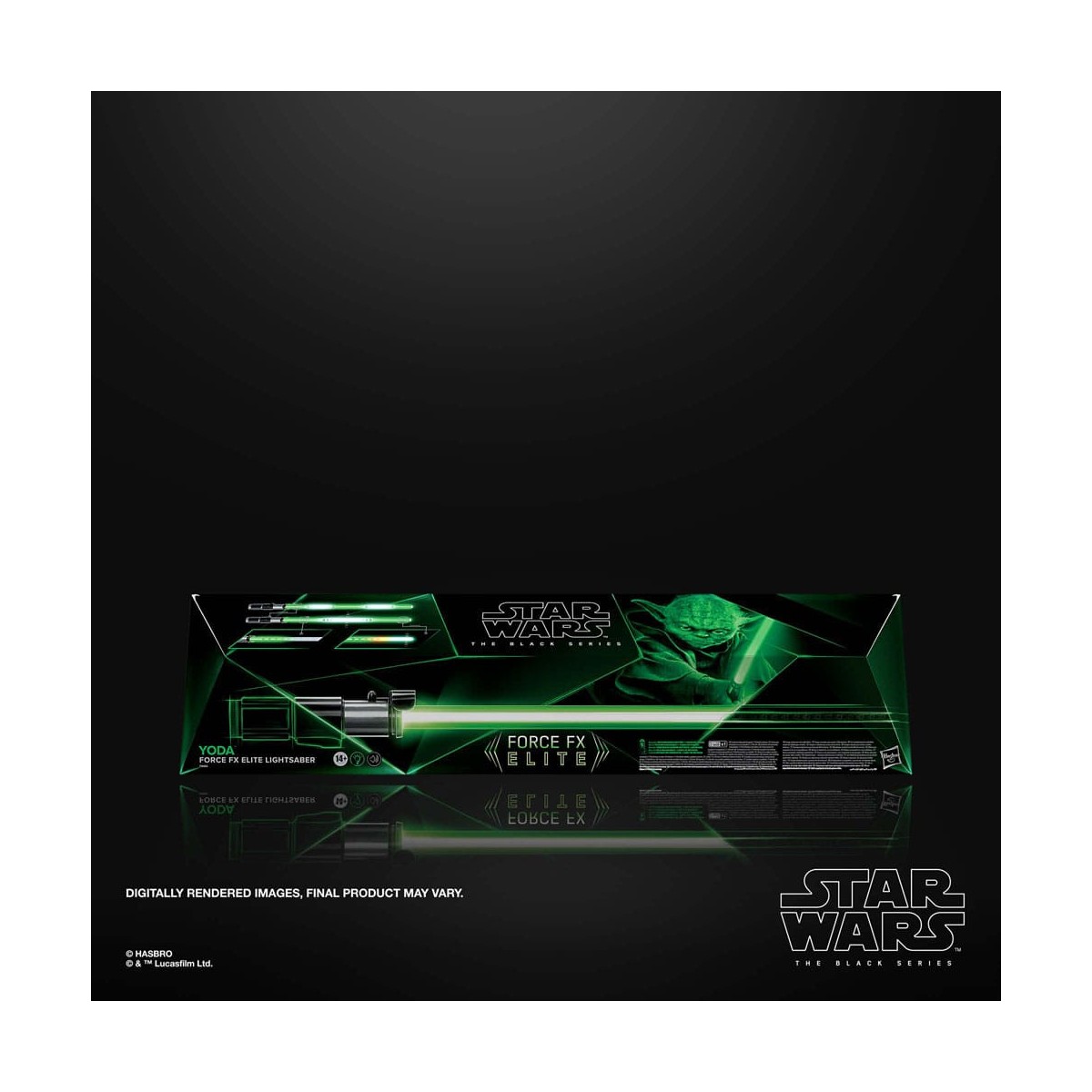 Hasbro - Yoda Force Fx Lightsaber Laserschwert - Black Serie Replica Elite