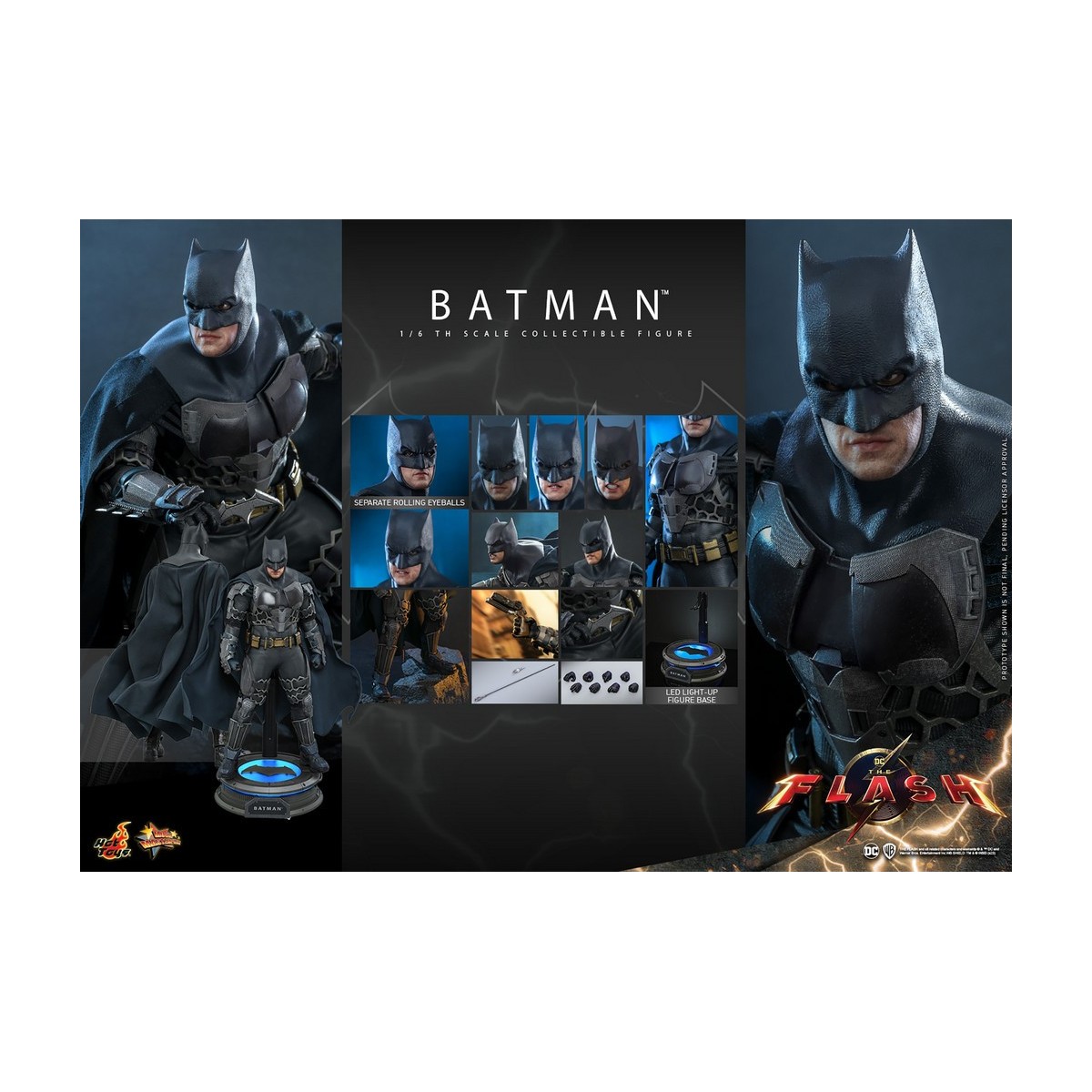 Hot Toys - DC Comics - Batman (Affleck) The Flash - Movie Masterpiece 1/6