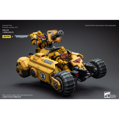 JoyToy Space Marines - Imperial Fists Primaris Invader ATV 1/18 - Warhammer 40K