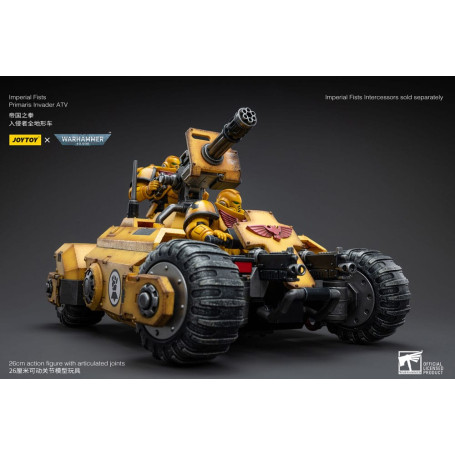 JoyToy Space Marines - Imperial Fists Primaris Invader ATV 1/18 - Warhammer 40K