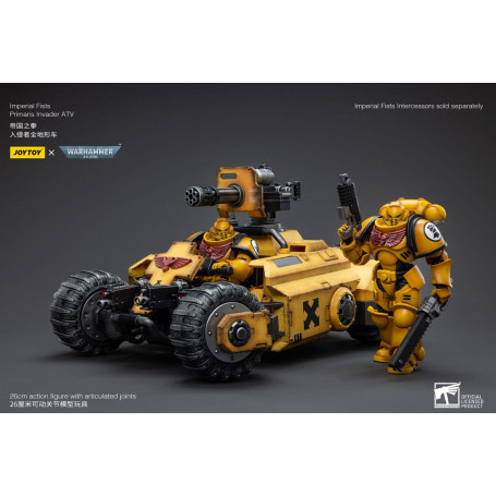 JoyToy Space Marines - Imperial Fists Primaris Invader ATV 1/18 - Warhammer 40K