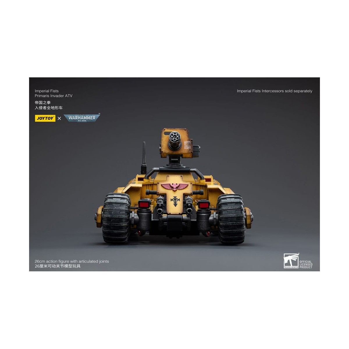 JoyToy Space Marines - Imperial Fists Primaris Invader ATV 1/18 - Warhammer 40K