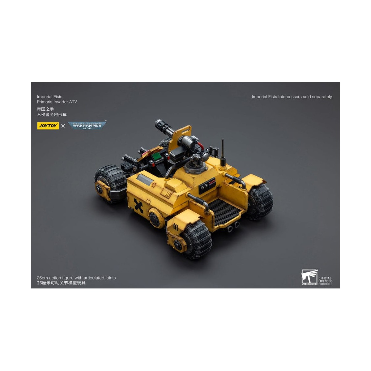 JoyToy Space Marines - Imperial Fists Primaris Invader ATV 1/18 - Warhammer 40K
