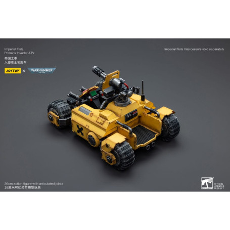 JoyToy Space Marines - Imperial Fists Primaris Invader ATV 1/18 - Warhammer 40K