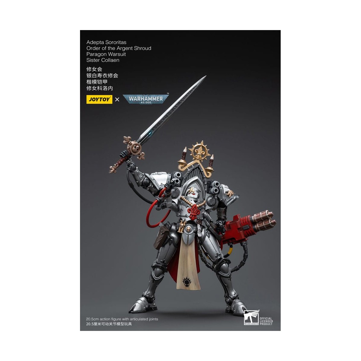 JoyToy Space Marines - Adepta Sororitas - Paragon Warsuit Sister Collaen 1/18 - Warhammer 40K