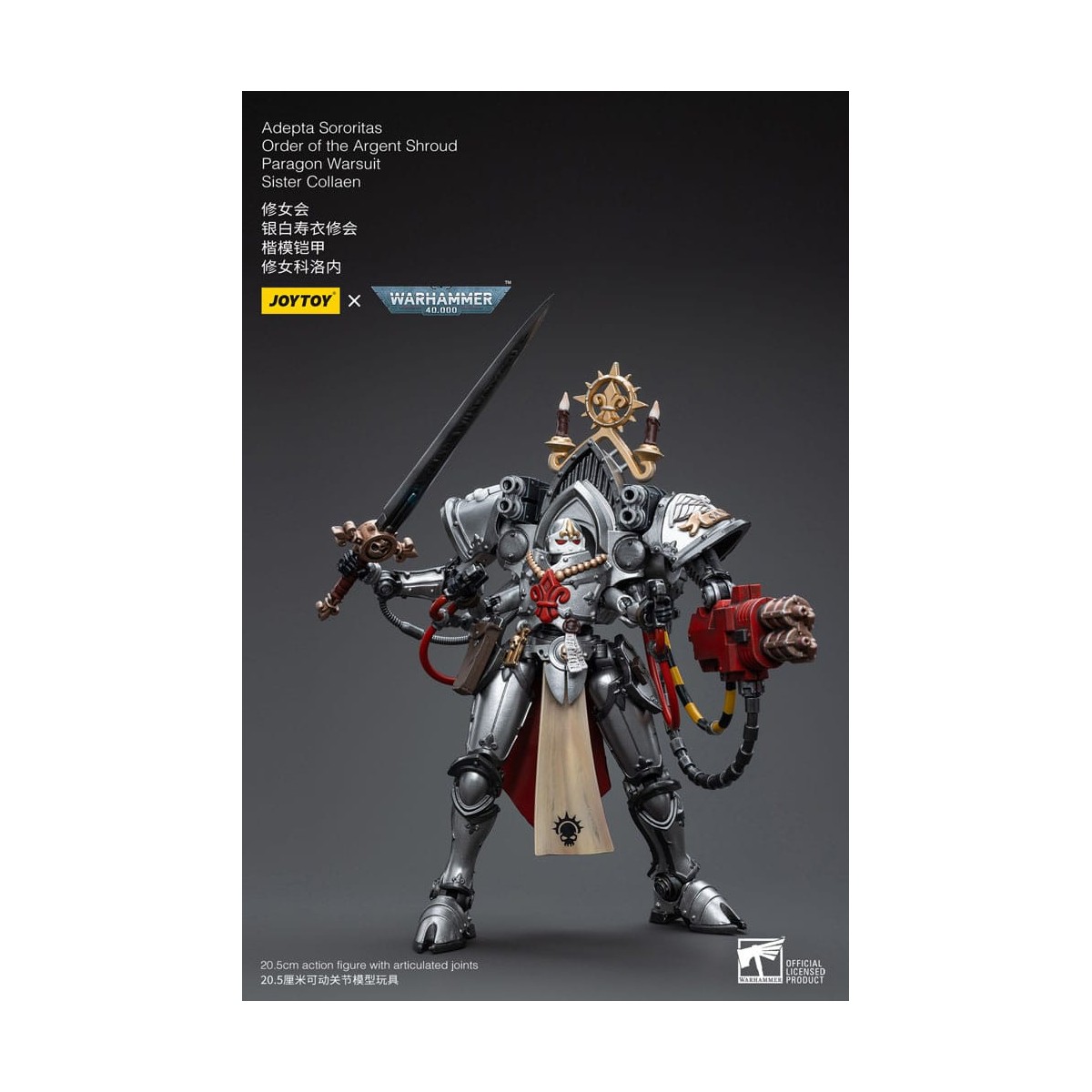 JoyToy Space Marines - Adepta Sororitas - Paragon Warsuit Sister Collaen 1/18 - Warhammer 40K