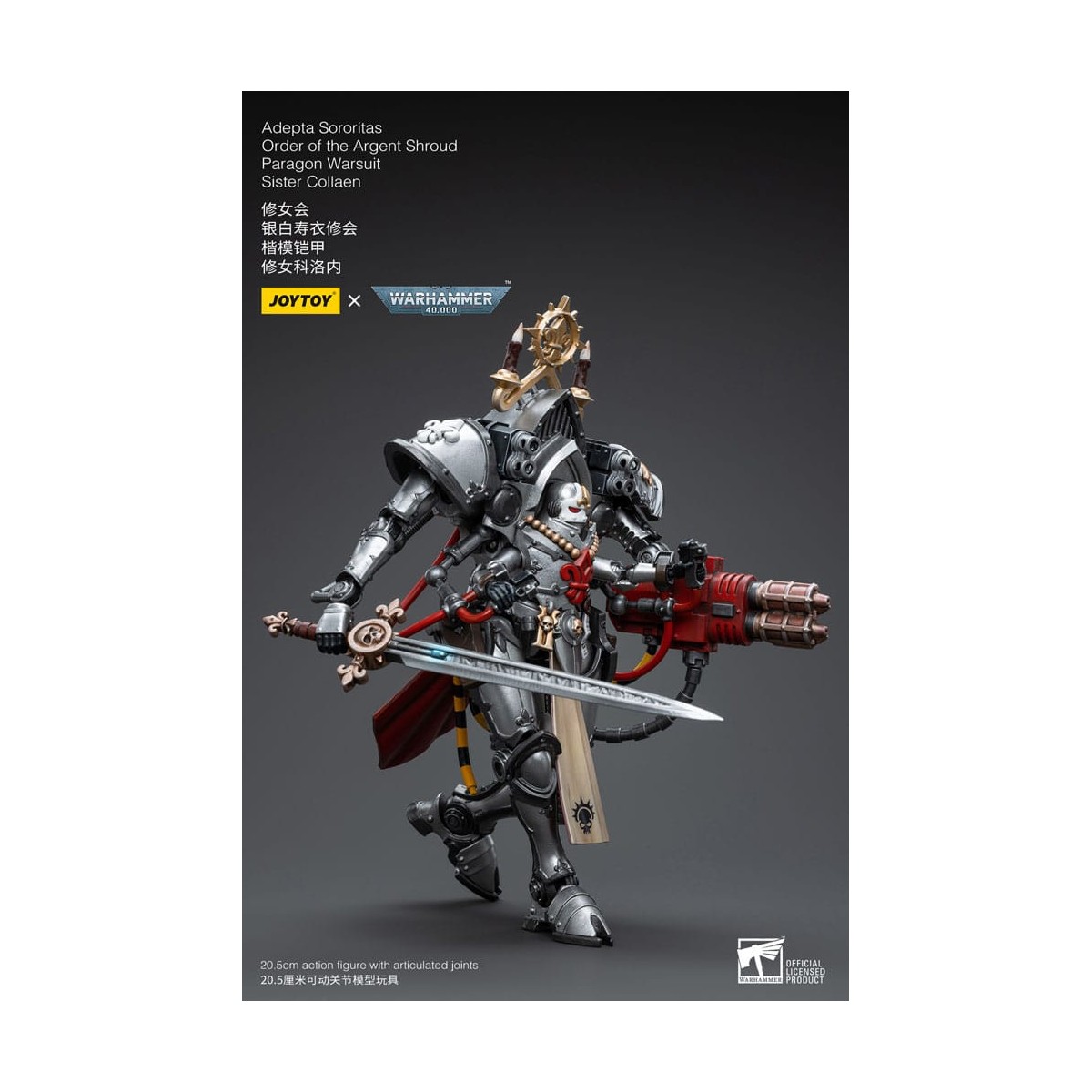 JoyToy Space Marines - Adepta Sororitas - Paragon Warsuit Sister Collaen 1/18 - Warhammer 40K