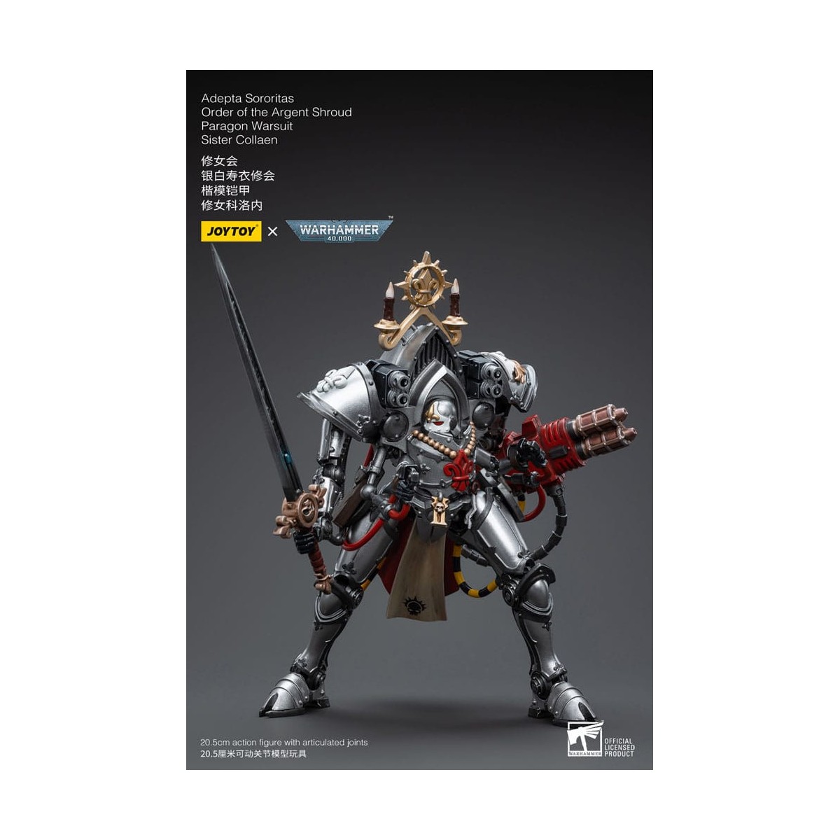 JoyToy Space Marines - Adepta Sororitas - Paragon Warsuit Sister Collaen 1/18 - Warhammer 40K
