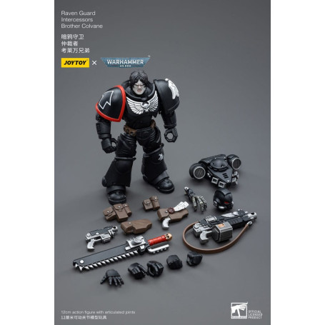 JoyToy Space Marines - Raven Guard - Intercessors Brother Colvane 1/18 - Warhammer 40K