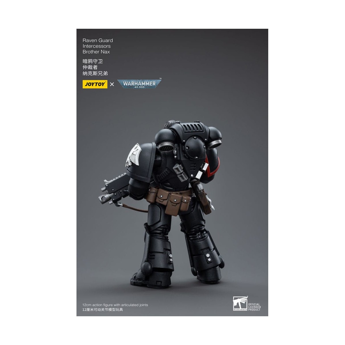 JoyToy Space Marines - Raven Guard - Intercessors Brother Nax 1/18 - Warhammer 40K
