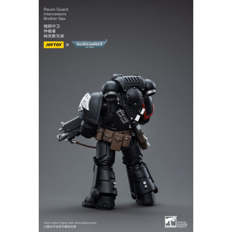JoyToy Space Marines - Raven Guard - Intercessors Brother Nax 1/18 - Warhammer 40K