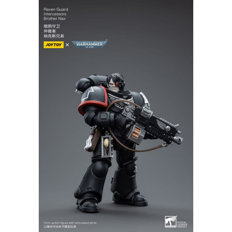 JoyToy Space Marines - Raven Guard - Intercessors Brother Nax 1/18 - Warhammer 40K