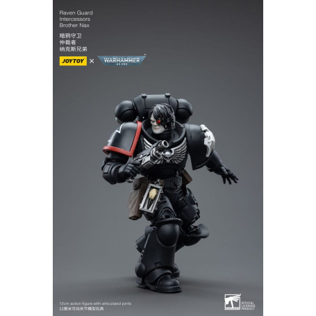 JoyToy Space Marines - Raven Guard - Intercessors Brother Nax 1/18 - Warhammer 40K