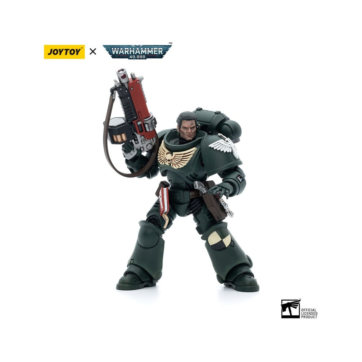 JoyToy Space Marines - Dark Angels - Intercessors Brother Asharr 1/18 - Warhammer 40K