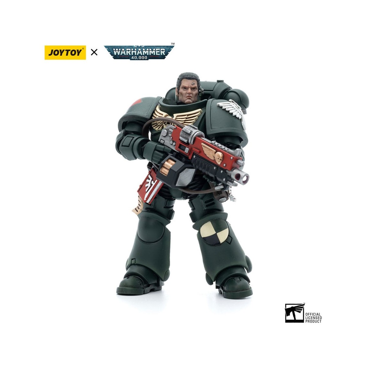 JoyToy Space Marines - Dark Angels - Intercessors Brother Asharr 1/18 - Warhammer 40K