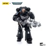 JoyToy Space Marines - Iron Hands - Intercessors Brother Gravak 1/18 - Warhammer 40K