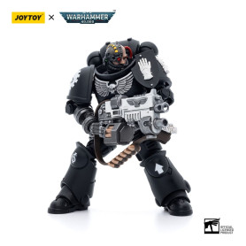 JoyToy Space Marines - Iron Hands - Intercessors Brother Ignar 1/18 - Warhammer 40K