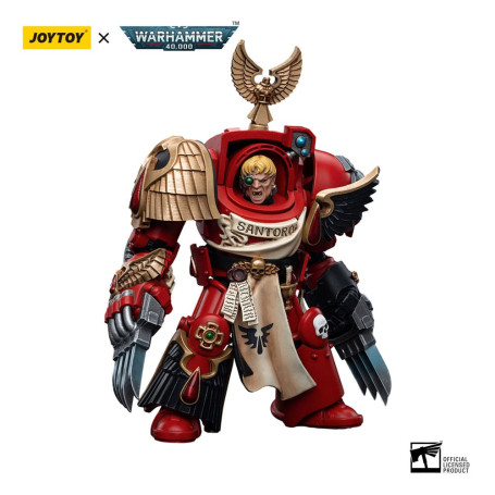 JoyToy Space Marines - Blood Angels - Assault Terminators Sergeant Santoro 1/18 - Warhammer 40K