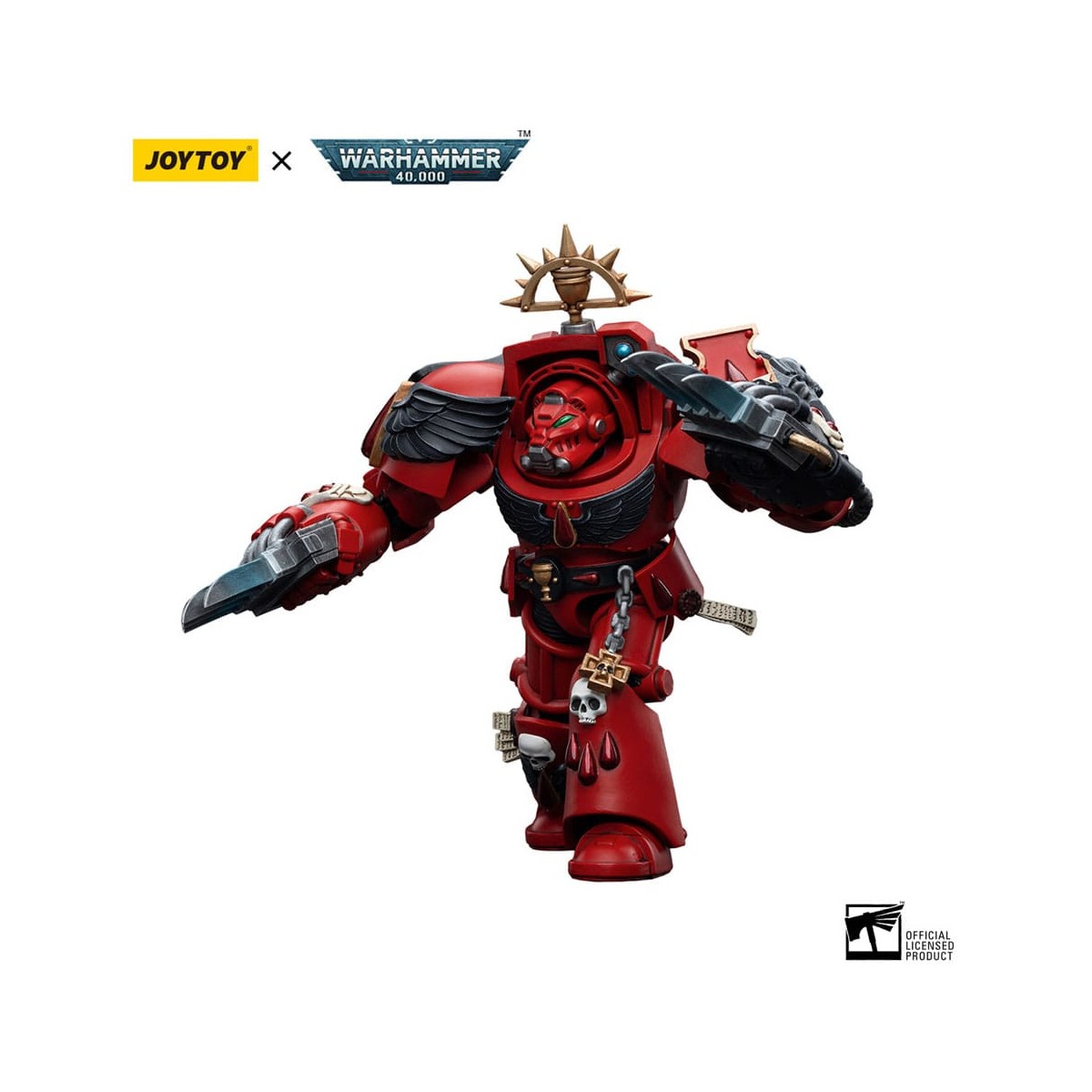 JoyToy Space Marines - Blood Angels - Assault Terminators Brother Tyborel 1/18 - Warhammer 40K