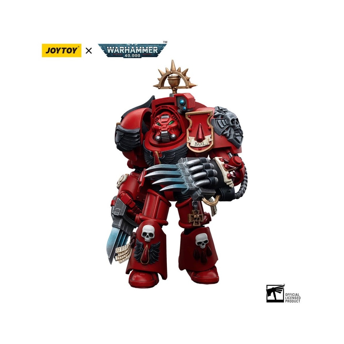 JoyToy Space Marines - Blood Angels - Assault Terminators Brother Tyborel 1/18 - Warhammer 40K