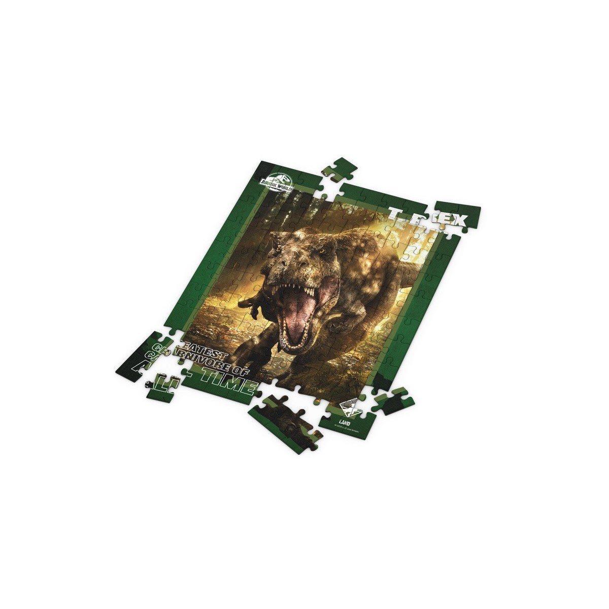 SD Toys - Puzzle Jurassic World 3D-Effekt - T-Rex 100 Teile