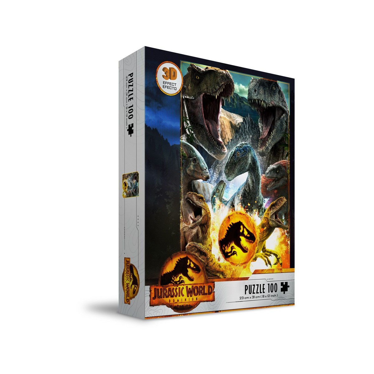 SD Toys - Puzzle Jurassic World 3D-Effekt - Carnivorous Compo 100 Stk