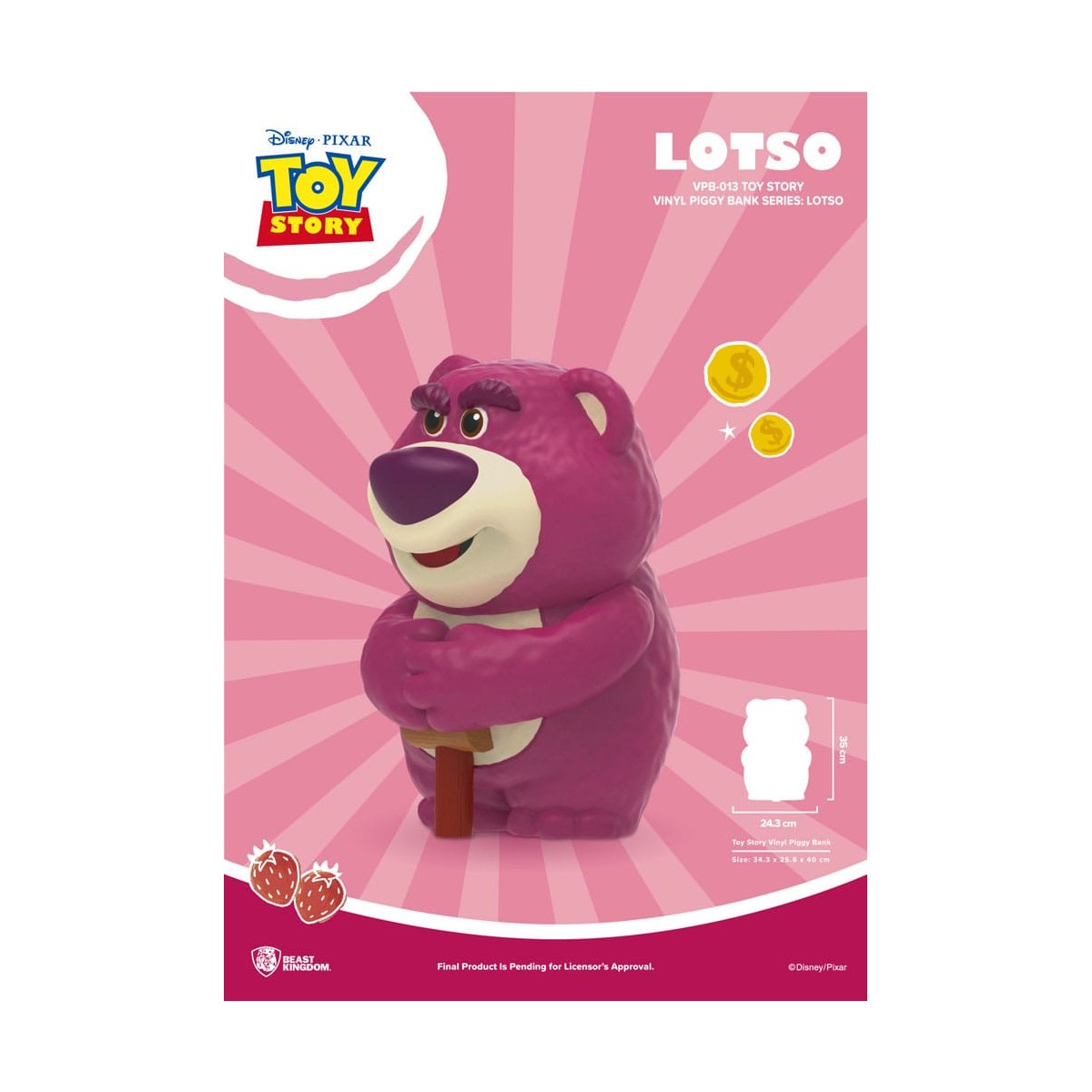Beast Kingdom Riesen-Spardose Toy Story 3 - Lotso