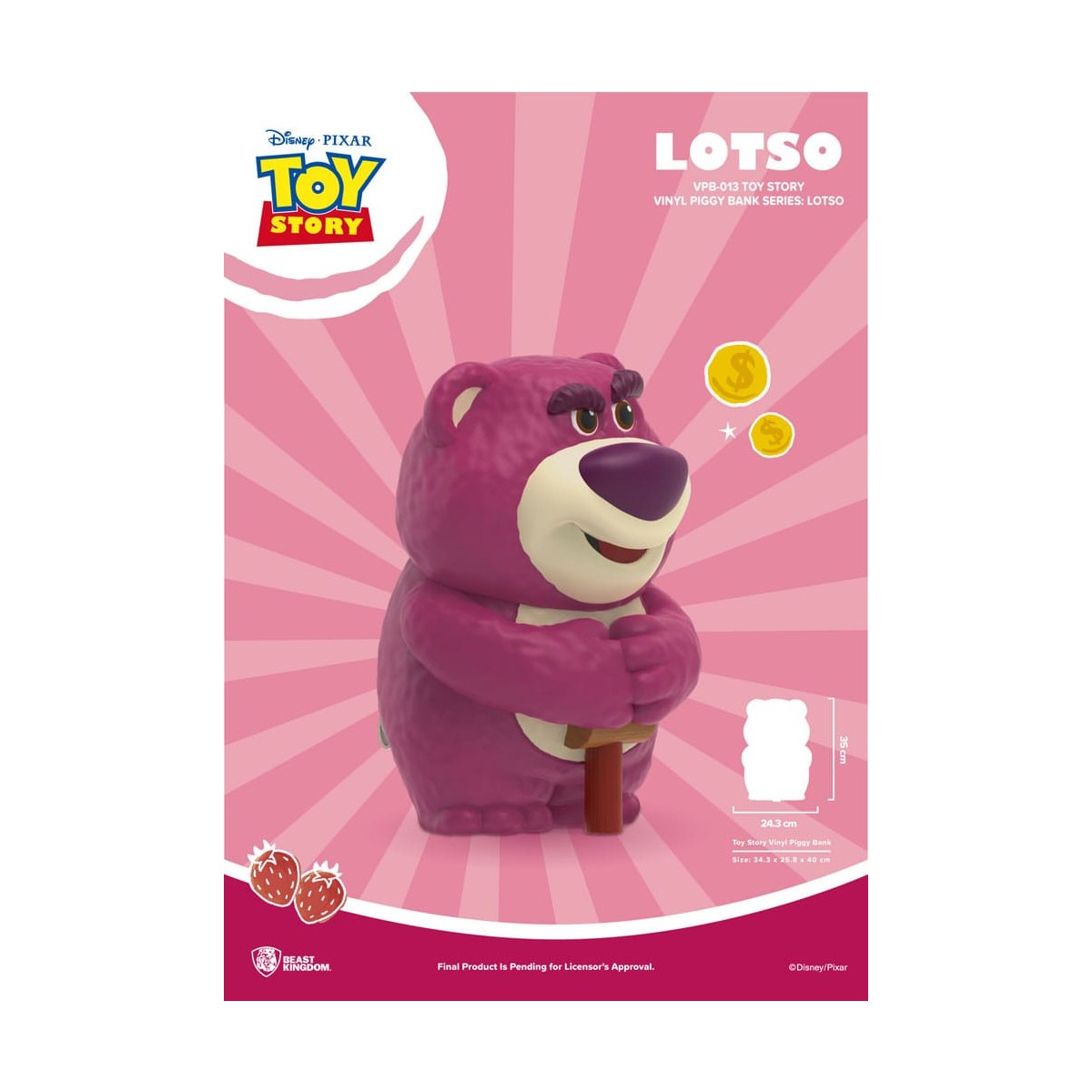 Beast Kingdom Riesen-Spardose Toy Story 3 - Lotso