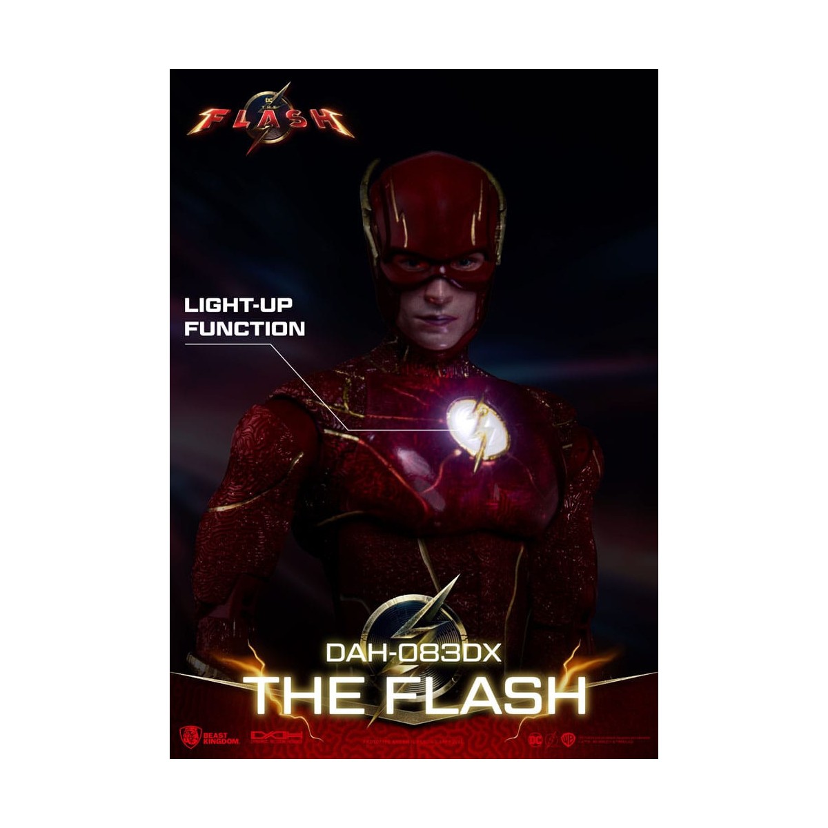 Beast Kingdom - The Flash Deluxe Version - The Flash Movie - Action Figure 1/9 Dynamic Action Heroes