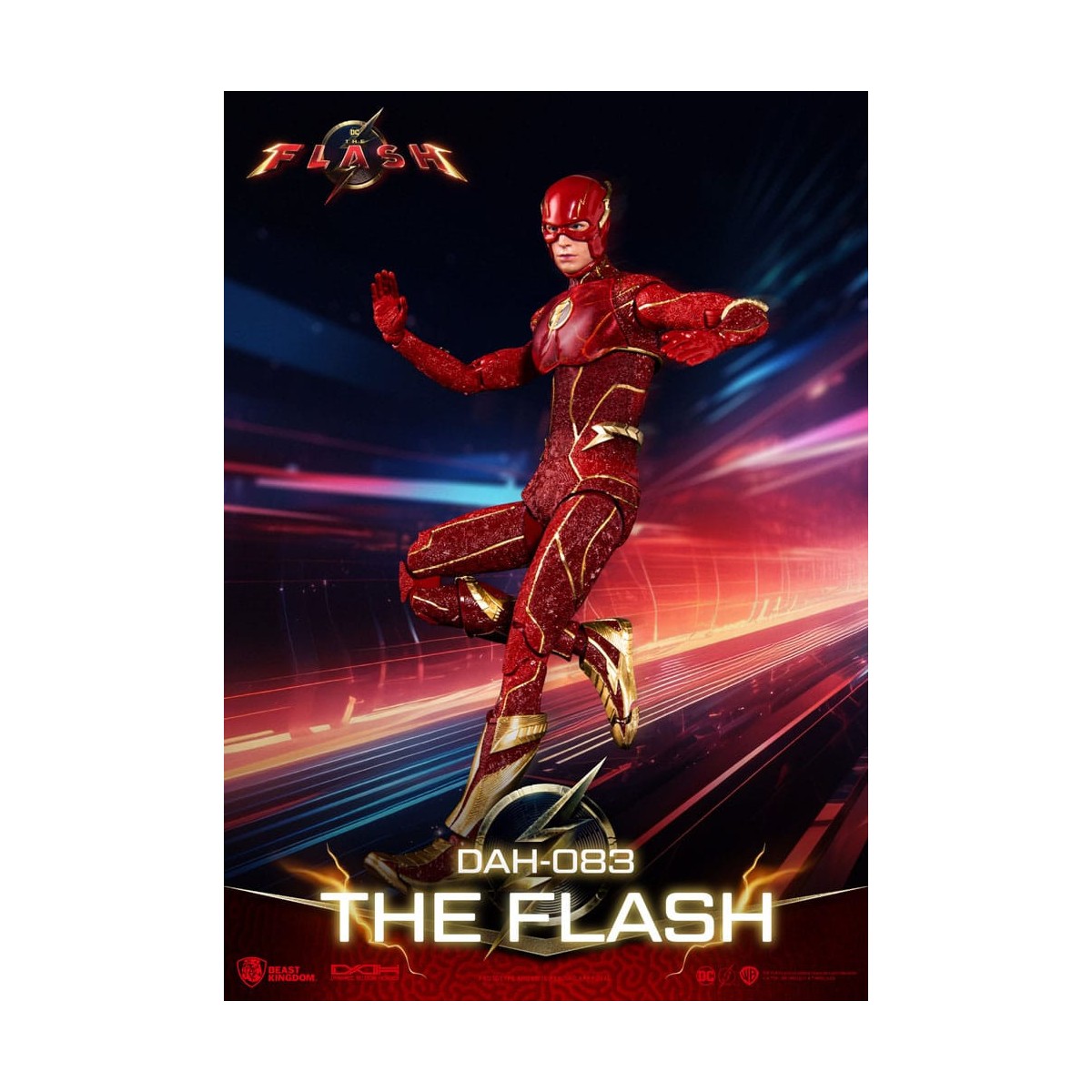 Beast Kingdom - The Flash Deluxe Version - The Flash Movie - Action Figure 1/9 Dynamic Action Heroes