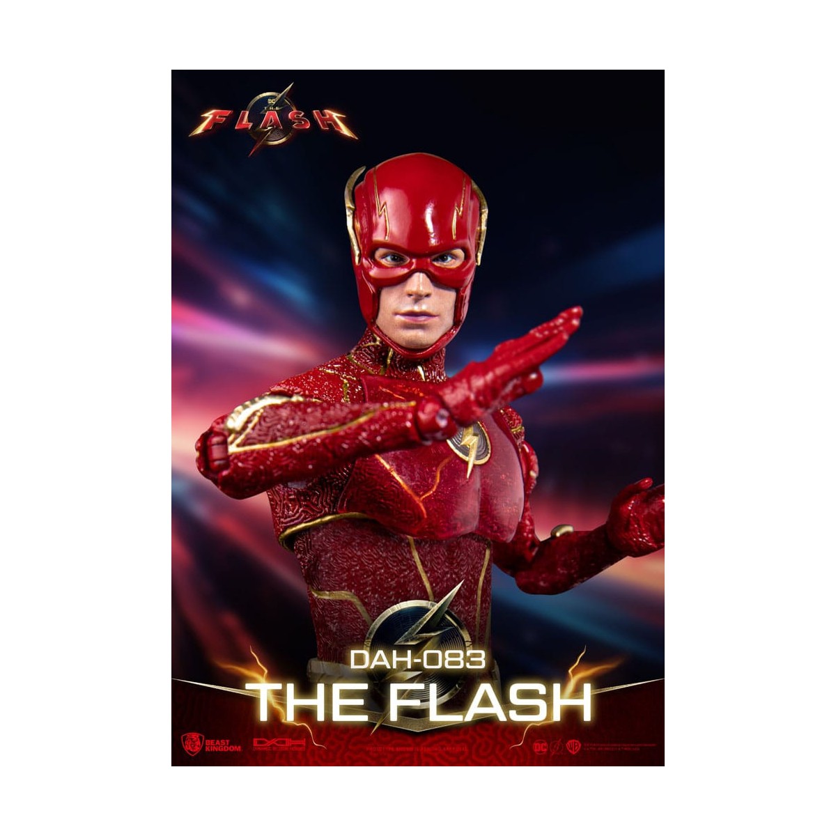 Beast Kingdom - The Flash Deluxe Version - The Flash Movie - Action Figure 1/9 Dynamic Action Heroes