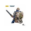 JoyToy - Space Marines - Ultramarines - Primaris Captain with Relic Shield and Power Sword 1/18 - Warhammer 40K