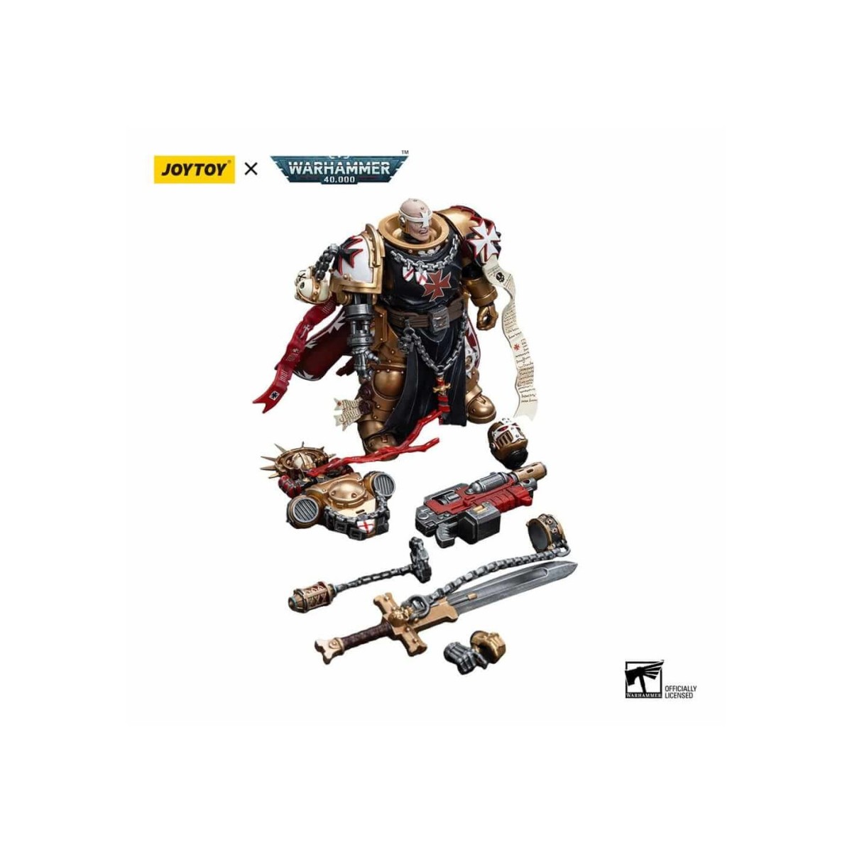 JoyToy Space Marines - Black Templar - High Marshal Helbrecht 1/18 - Warhammer 40K