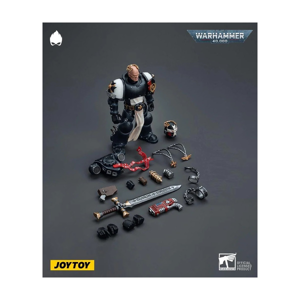 JoyToy Space Marines - Black Templar - The Emperors Champion Bayard's Revenge 1/18 - Warhammer 40K