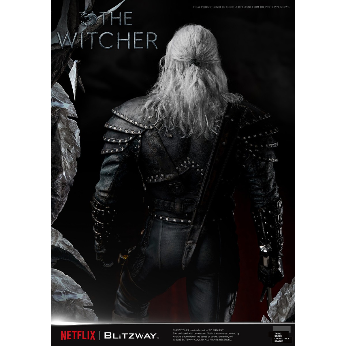 Blitzway - Geralt of Rivia 1/3 Statue Infinite Scale - The Witcher 