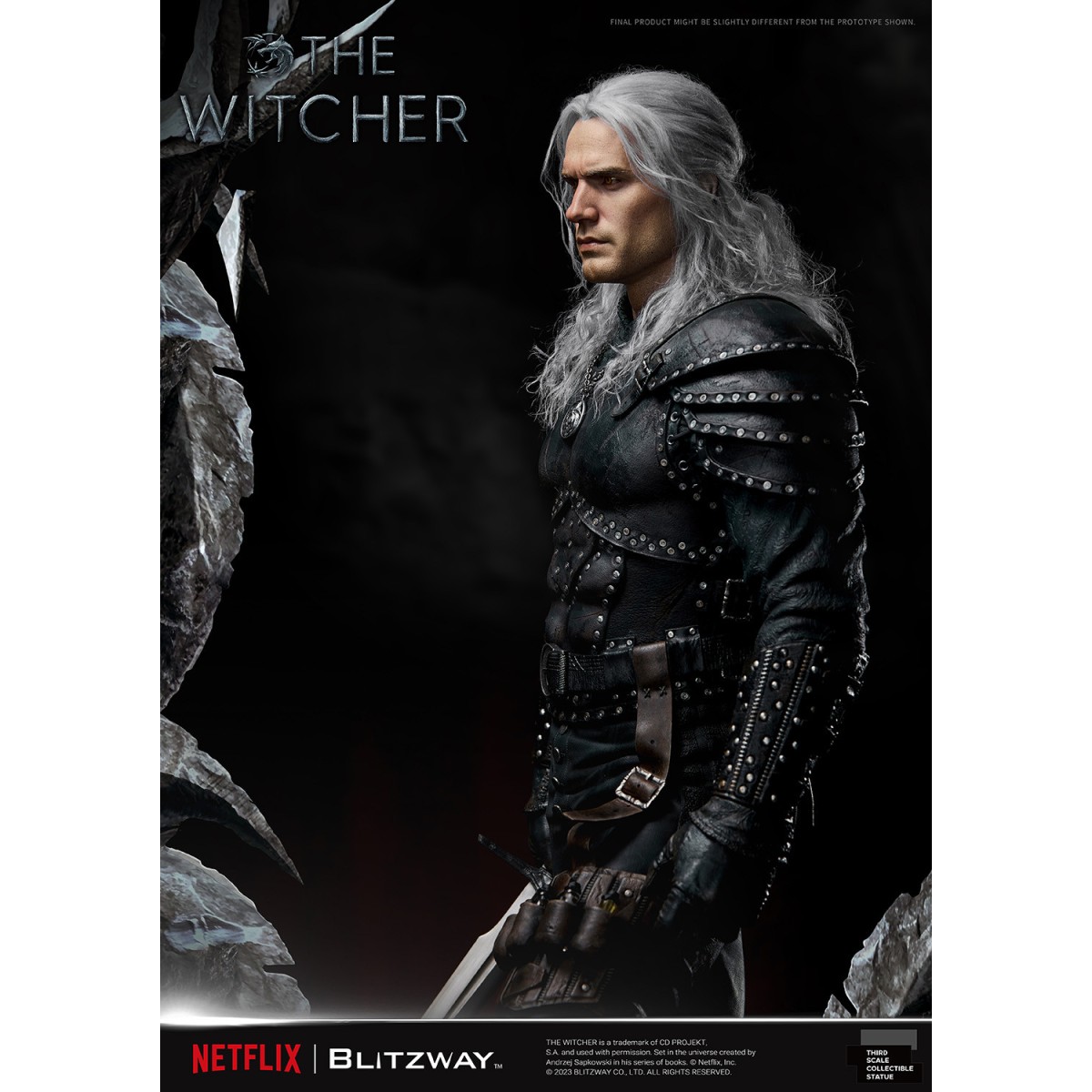 Blitzway - Geralt of Rivia 1/3 Statue Infinite Scale - The Witcher 