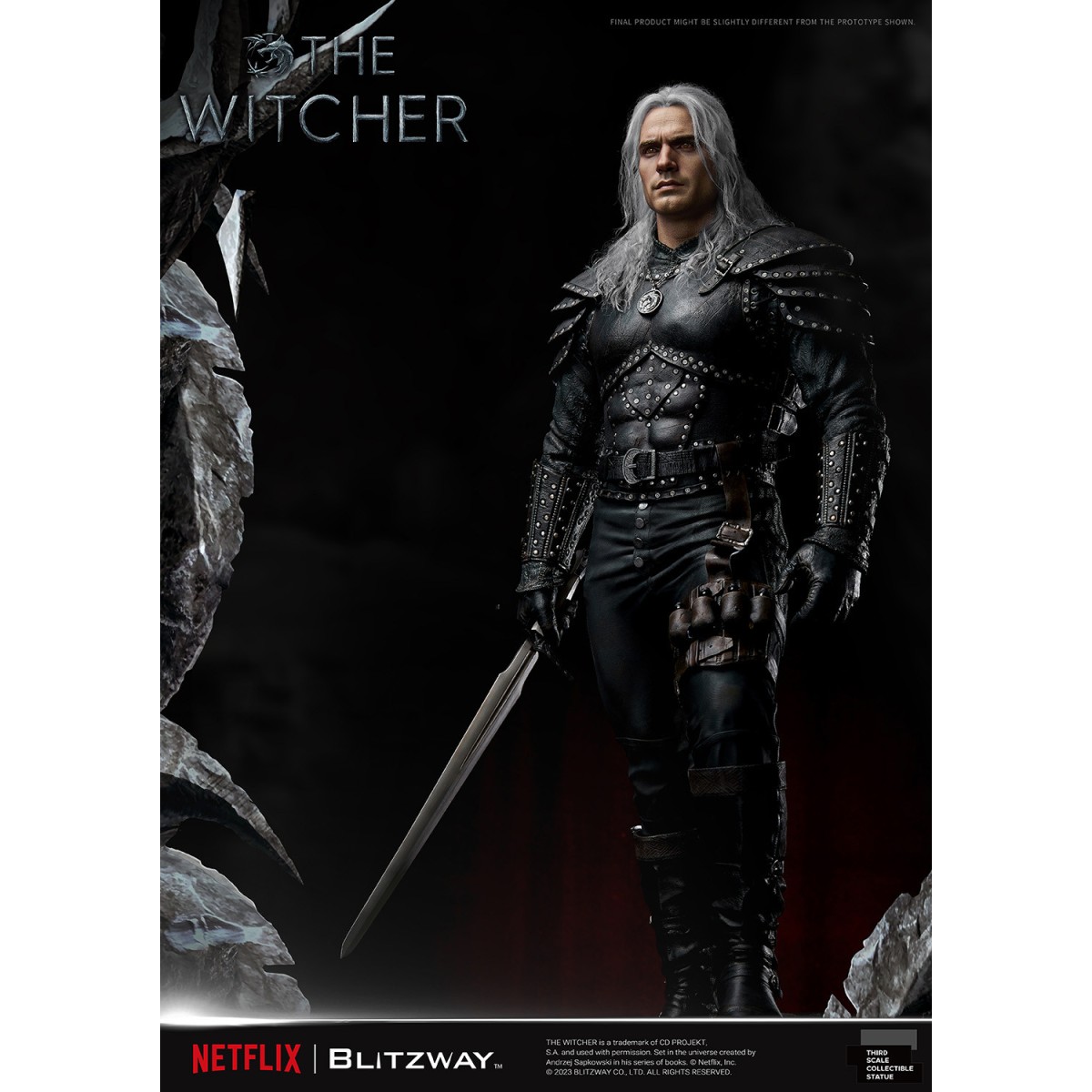 Blitzway - Geralt of Rivia 1/3 Statue Infinite Scale - The Witcher 