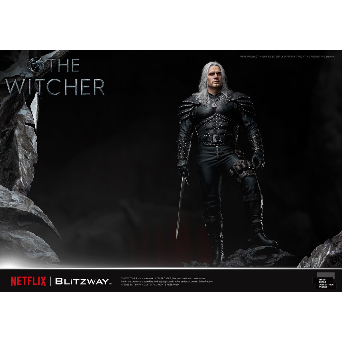 Blitzway - Geralt of Rivia 1/3 Statue Infinite Scale - The Witcher 
